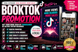 booktok promotion amazon kindle kdp book marketing tiktok book promotion