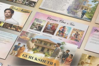 create a pitch deck for your film, TV series, or shows