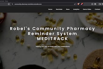 build a website for your pharmacy, clinic or healthcare business