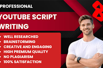 write a viral youtube video script and do script writing