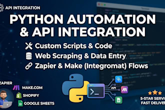 create python automation scripts and custom API integrations