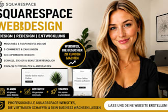 erstellen squarespace website squarespace design squarespace website entwicklung