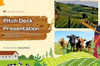 design vertical farming pitch deck summer harvest deck food production pitch dec