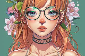 draw anime character for you
