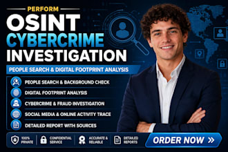 perform osint cybercrime investigation, people search digital footprint analysis