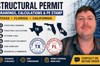 do structural engineer permit texas california ohio florida city permit approval