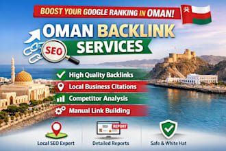build oman local SEO backlinks for google ranking