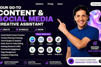 be your creative virtual assistant for admin support  executive social media VA