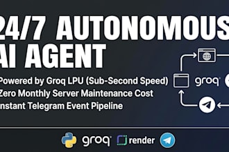 build an autonomous ai agent pipeline using groq and python
