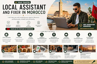 help you with anything you need in morocco