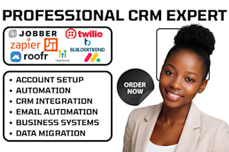 twillo jobber buildertrend roofr monday com crm jobtread ghl zapier integration