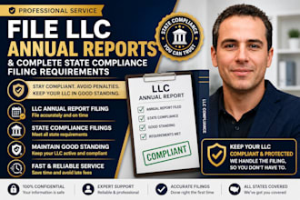 file llc annual reports and complete state compliance filing requirements