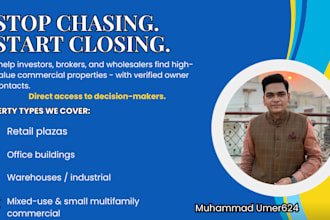 pull commercial properties business owners database personal contacts leads
