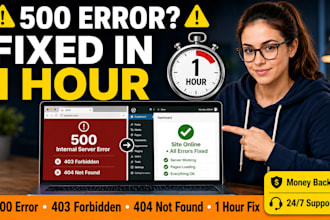 quickly fix wordpress http 500 internal server, 403, 404 forbidden critical 1hrs