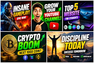 design amazing viral youtube thumbnails