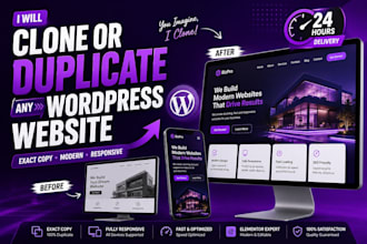 clone or duplicate and redesign any wordpress website professionally