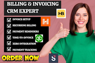 setup billing and invoicing honeybook harvest invoice ninja invoicely scoro xero