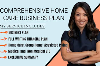 write start up business plan for group home, home care