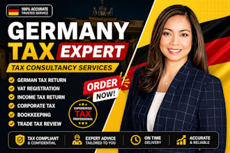 do german tax return, vat registration and bookkeeping