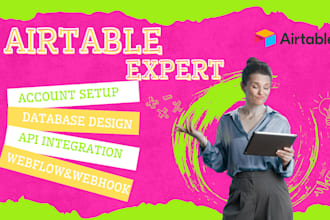 build airtable database airtable automation airtable CRM airtable twilio expert
