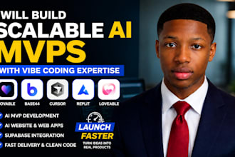 build scalable ai mvps with base44 cursor replit and lovable
