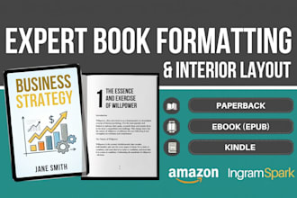 do ebook editing, book layout, kindle ebook formatting, paperback formatting