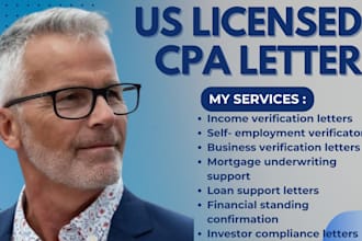 us CPA letter, CPA comfort letter, financial statement, financial audit