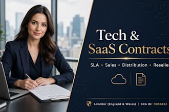 draft your sla, sales, distribution or reseller agreement as a UK solicitor