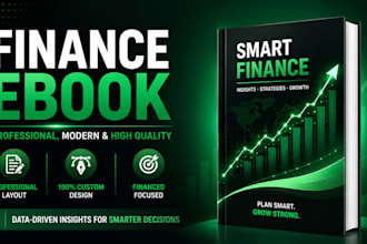 write and design professional finance ebook, business ebook and kindle ebook
