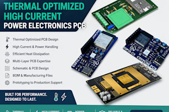 design thermal optimized high current power electronics pcb