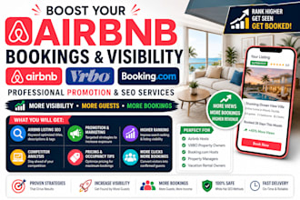 airbnb promotion booking vrbo marketing airbnb listing seo boost booking
