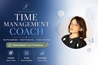 help you overcome procrastination and manage your time