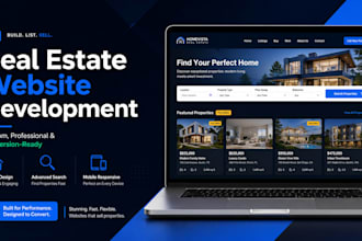 develop high converting real estate website with mls integration