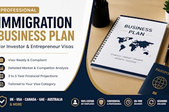 write a professional business immigration plan for your investor or entrepreneur