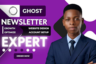 costomize ghost crm blog theme design ghost blog build ghost cms website