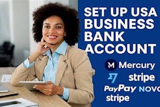 create paypal business account, wise, stripe, skrill, payment gateway