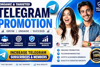 do telegram marketing, telegram promotion and crypto promotion
