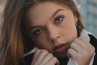 color grade and retouch your photos with cinematic, editorial quality