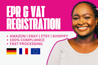 epr registration compliance vat registration for germany, france eu for amazon