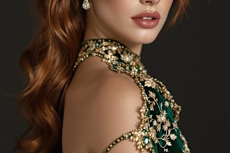 create luxury ai fashion editorial portrait for your brand