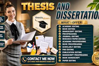 do academic and book manuscript editing and proofreading