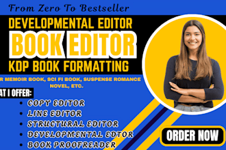 developmental edit, memoir book, format sci fi, suspense romance novel book edit