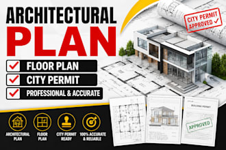 do a architectural stamp city permit mep