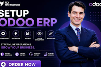 develop and customize odoo erp crm pos hrm module and workflow automation