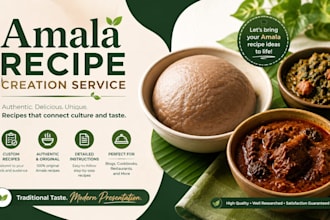 create amala cookbook recipe