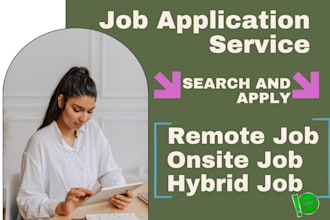 be search and apply jobs, do job application, apply for job, search and apply