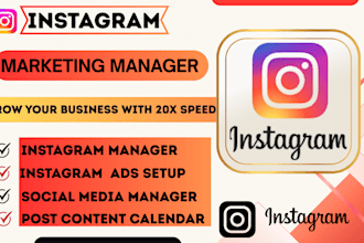 be your instagram manager for organic growth engagement and instagram SEO