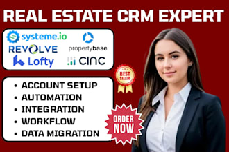 setup system io CRM realvolve pro propertybasego cinc pro lofty integration