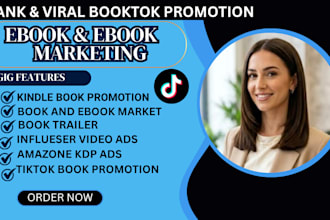 do amazon kdp book booktok promotion booktok book marketing viral book