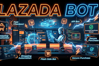 auto checkout bot, auto purchase bot, pokemon bot, shopping bot, lazada bot